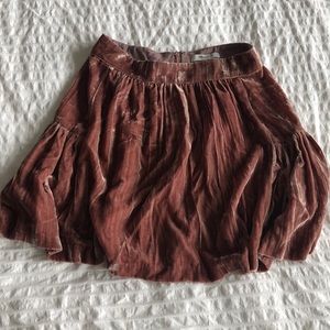SOLD Madewell Rust Mini Skirt